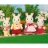 Famille Lapin Chocolat Sylvanian
