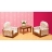 Fauteuils et table basse Sylvanian