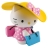 Figurine Hello-Kitty faisant du shopping