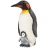 figurine pingouin empereur et son bébé