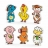 Funny magnets ferme (18 pcs)