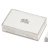 G. Lalo 100 cartes Bristol 250g 8,5x13,5 cm Blanc boîte cristal-Lalo