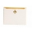G. Lalo G.Lalo - 1 carte/1 Enveloppe doublée Or - Fleur de lys