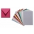 G. Lalo G.Lalo - 25 Enveloppes Vergé 140x140mm Gris Souris