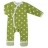 Grenouillère Pois coton bio - Vert