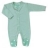 Grenouillère Rayée et Pois coton bio - Bleu