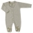 Grenouillère Rayée et Pois coton bio - Taupe
