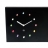 Horloge ardoise et craies multicolores, Present Time