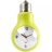 Horloge design ampoule à culot Couleur Vert Matière Plastique