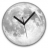 Horloge murale clair de lune, Kikkerland
