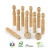 Jeu de 9 quilles en bois massif H 30 cm