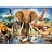 Jumbo <a title='En savoir plus sur les puzzles' href='http://weezoom.tumblr.com/post/12566332776/puzzle-1000-pieces' style='text-decoration:none; color:#333' target='_blank'><strong>Puzzle</strong></a> 1000 pièces - Faune du Kenya