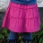 Jupe velours côtelé Twirly fuschia