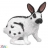 Lapin papillon figurine Papo