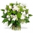 Les<a title='bouquet de fleurs pour la saint-valentin' href='http://www.familyby.com/boutiques/detailCategorie/4211' style='text-decoration:none; color:#333'><strong> fleurs</strong></a> anniversaire Bouquet Vert & Blanc