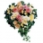 Les<a title='bouquet de fleurs pour la saint-valentin' href='http://www.familyby.com/boutiques/detailCategorie/4211' style='text-decoration:none; color:#333'><strong> fleurs</strong></a> deuil Coussin de roses Coeur de roses