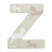 Lettre décorative en bois -Z