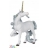 Licorne argentée une figurine Papo