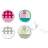 Lot de 2 attaches-sucettes