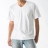 Lot de 2 Tee-shirts col V blanc coupe ample