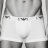 Lot de deux boxers blancs Eagle Emporio Armani