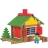 Maison Forestière 70Pcs