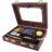 MANET Coffret en bois GOUACHE couverture transparente petit model 33x25 x7.5cm N°GOUA02