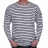 Marinière Beg Meil col bateau blanc / navy