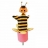 Marotte abeille<a title='composition florale pour la saint-valentin' href='http://www.familyby.com/boutiques/detailCategorie/4211' style='text-decoration:none; color:#333'><strong> fleur</strong></a>