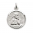 Médaille ange or gris