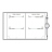 Mignon Agenda A10 BOBOLI fermeture par verou metal avec porte mine NOIR - noir