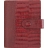 Mignon Agenda AK13 en cuir Croco SAVANNAH + Patte/ROUGE - rouge