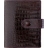 Mignon Agenda AK13 en cuir Croco SAVANNAH + Patte/VIOLET - violet