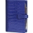 Mignon Agenda SK 12 Croco SAVANNAH + Patte/ INDIGO - bleu indigo