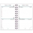 Mignon Recharge pour agenda mignon AG12 2012
