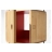 Mobilier écologique Porte bois massif pour petit casier SALAMANDRE