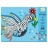 Mosaïque colombe et coq