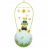 Navibulle ourson bleu