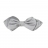 Noeud Papillon Gris Perle à pointes