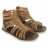 Nu-Pieds Fille Kickers Marron