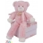 Ours bonbon longues jambes rose 53 cm Doudou et Compagnie