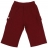 Pantalon coton bio Cargo - Brique