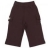 Pantalon coton bio Cargo - Chocolat