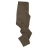 Pantalon détente coupe droite 5 poches coloris choco