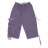 pantalon violet à ruban avignon - caoutchouc