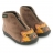 Pantoufles Bellamy Marron