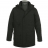 Parka longue à capuche amovible Bermudes Noire