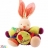 Patapouf Ours et son éléphant jaune Pop Kaloo 30 cm