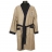 Peignoir Arthur brodé : Paddock beige et marine