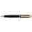 Pelikan Stylo plume à cartouche Pelikan P3100 DUCTUS Or - laqué Noir et plaqué Or, Rodhium - pointe fine